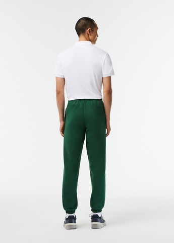 Зеленые спортивные демисезонные джоггеры брюки Lacoste
