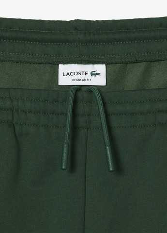 Зеленые спортивные демисезонные джоггеры брюки Lacoste