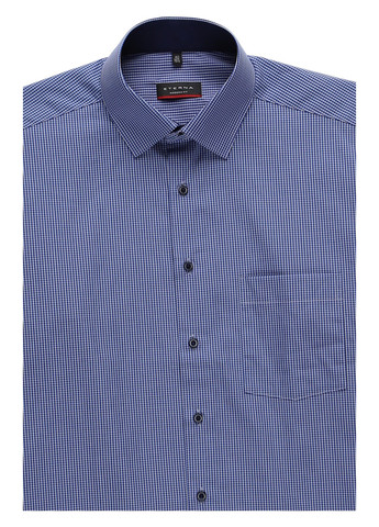 Голубой кэжуал, классическая рубашка в клетку Eterna