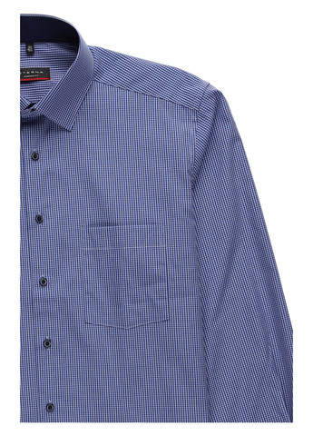 Голубой кэжуал, классическая рубашка в клетку Eterna