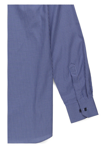 Голубой кэжуал, классическая рубашка в клетку Eterna