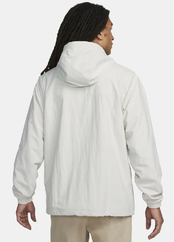 Молочная демисезонная куртка fb7397-072 Nike Club Men's Full-Zip Woven Jacket