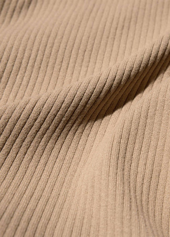 Бежева кежуал сукня Uniqlo однотонна