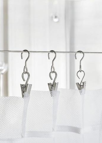 Гачки для штор (24 шт.), 17х7х4 см IKEA (293097863)