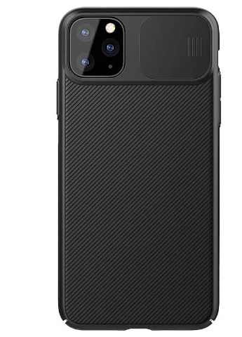Карбонова накладка Camshield (шторка на камеру) для Apple iPhone 11 Pro Max (6.5 ') Чорний / Black (is_00000034955_2) Nillkin (229727554)