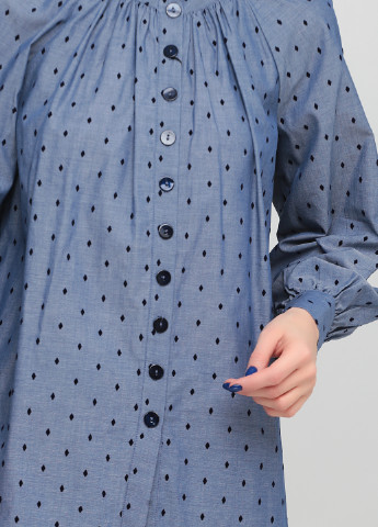 Синяя блуза Massimo Dutti