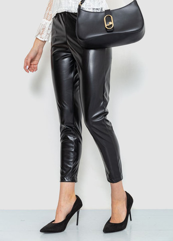 Черные кэжуал демисезонные укороченные брюки Ager