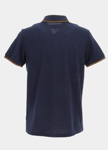 Темно-синяя футболка-поло для мужчин Benson & Cherry однотонная
