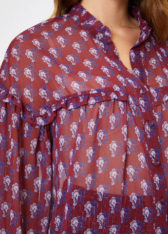 Бордовая демисезонная блуза KOTON