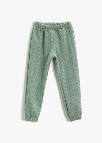 Светло-зеленые кэжуал демисезонные джоггеры брюки KOTON