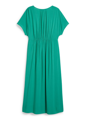 Зелена кежуал сукня на запах C&A однотонна