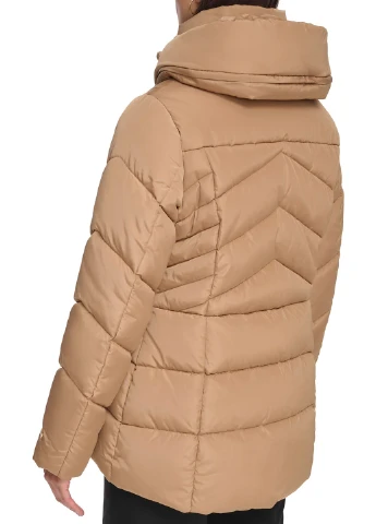 Коричневая демисезонная куртка Tommy Hilfiger