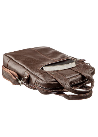 Чоловіча шкіряна сумка 25х33х7 см Shvigel (229459399)