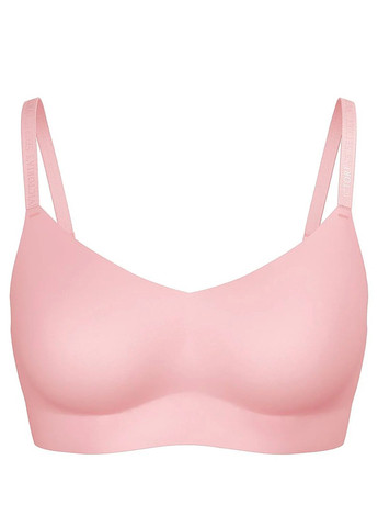 Рожевий безшовний бюстгальтер Victoria's Secret без кісточок поліамід