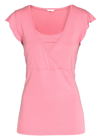 Рожева літня футболка для годуючих H&M