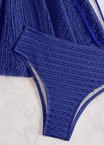 Синій літній купальник (сукня, трусики) купальник-сукня SHEIN