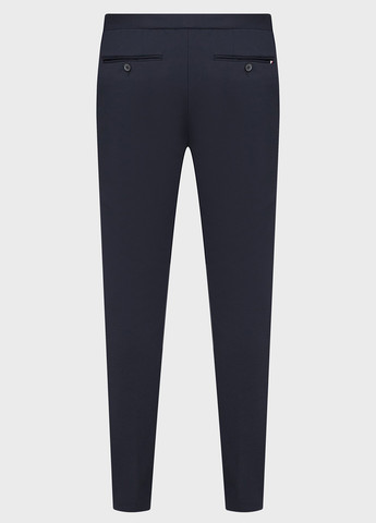 Темно-синие кэжуал, классические демисезонные зауженные брюки Tommy Hilfiger