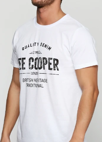 Біла футболка Lee Cooper