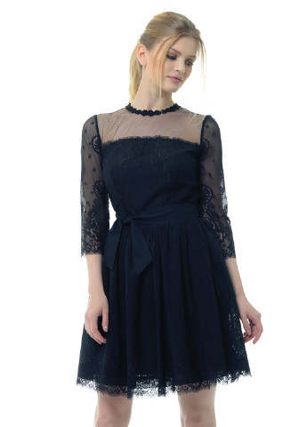 Черное кэжуал платье Arefeva однотонное