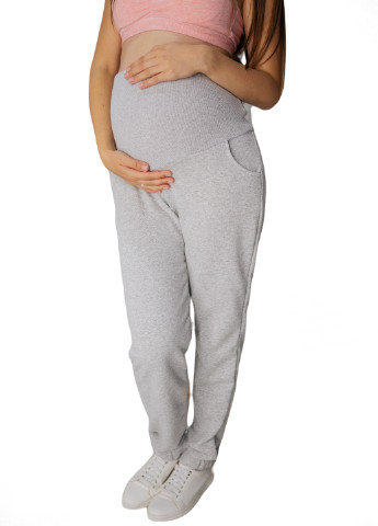 Утеплені спортивні штани-джогери для вагітних з кишенями HN (246266825)