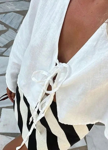 Белая блуза SHEIN