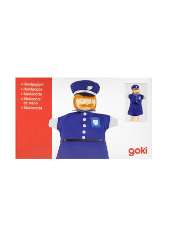 Игровой набор Кукла-перчатка Полицейский (51646G) Goki (254065155)