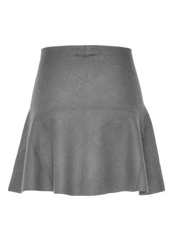 Серая кэжуал однотонная юбка Only а-силуэта (трапеция)