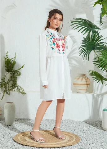 Біла сукня SHEIN (316554638)
