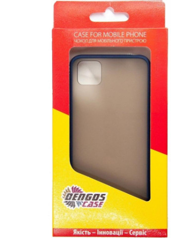 Чохол для мобільного телефону (смартфону) Matt Huawei Y5P, blue (DG-TPU-MATT-53) (DG-TPU-MATT-53) DENGOS (201492447)