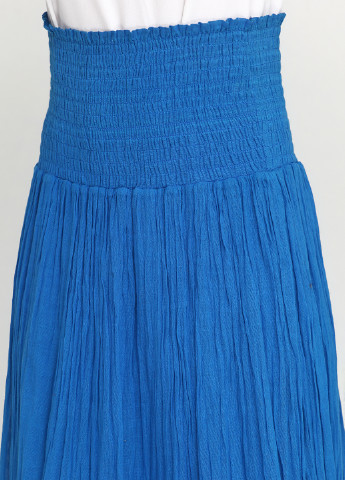 Синяя кэжуал однотонная юбка Ralph Lauren макси
