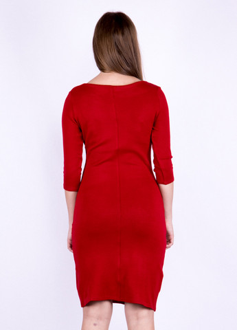 Червона кежуал сукня Time of Style однотонна