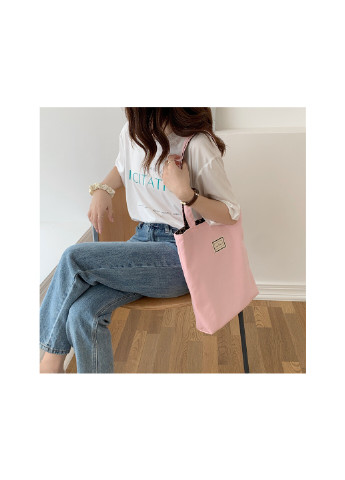 Сумка шоппер Экосумка женская тканевая двусторонняя Розовая / Леопардовая Berni Fashion 59039 (239496306)