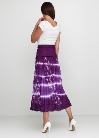 Фиолетовая кэжуал цветочной расцветки юбка Bongo миди