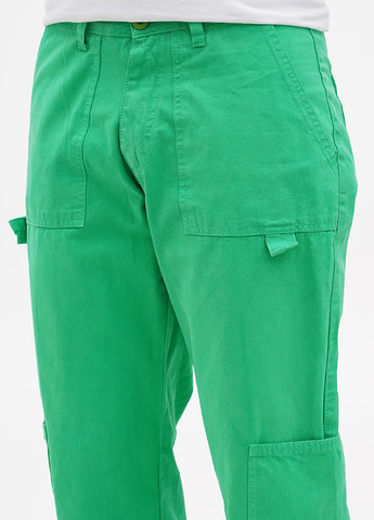 Зеленые кэжуал демисезонные карго брюки Boohoo