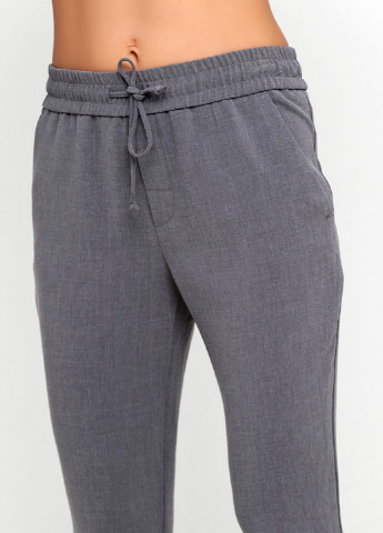 Серые кэжуал демисезонные зауженные брюки Simple