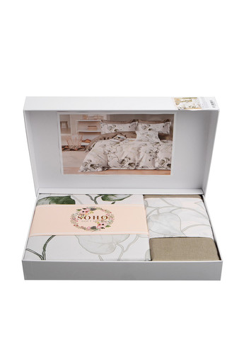 КПБ Евро Lounge 200*230 Flowers Olive Soho (317244650)