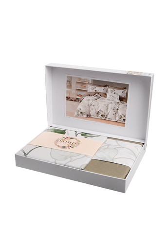 КПБ Евро Lounge 200*230 Flowers Olive Soho (317244650)