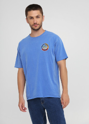 Голубая футболка Blue 84