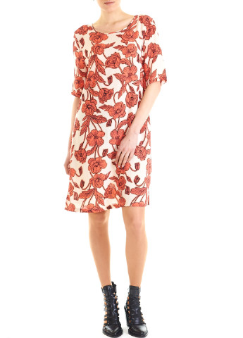 Молочное кэжуал платье New Look с цветочным принтом