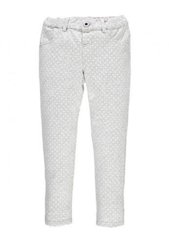 Белые кэжуал летние зауженные брюки Brums