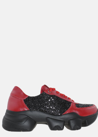 Красные демисезонные кроссовки r20-4568 красный-черный Fabiani