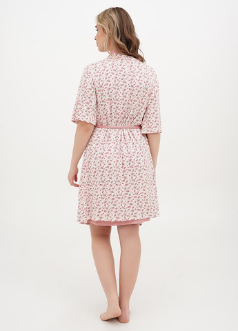 Комбінований демісезонний комплект (нічна сорочка, халат) Cotpark