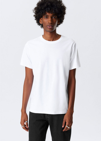 Біла футболка Weekday