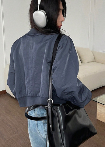 Бомбер SHEIN на блискавці (331019613)