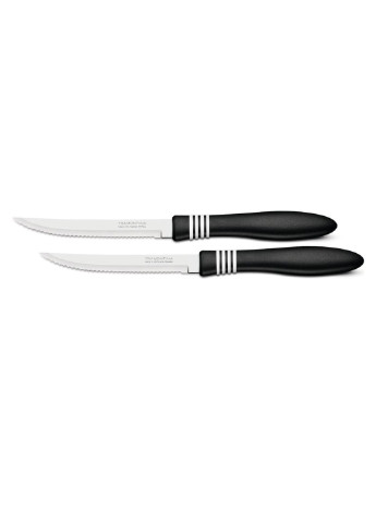 Набор ножей COR & COR для стейка 2шт 127 мм Black (23450/205) Tramontina чёрные,