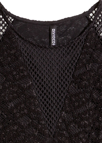 Черное кэжуал платье H&M однотонное