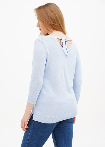 Голубой демисезонный пуловер пуловер Talbots