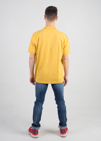 Желтая футболка-поло для мужчин Springfield однотонная
