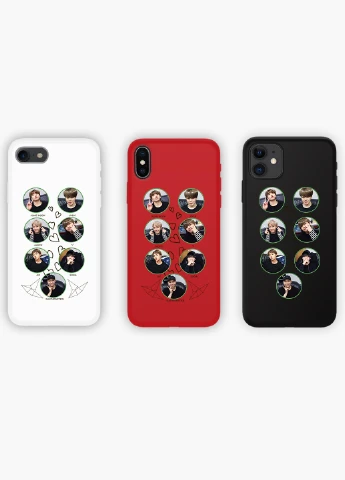 Чехол силиконовый Apple Iphone 11 Pro Max БТС (BTS) (9232-1167) MobiPrint (219347743)