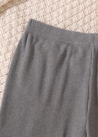 Сіра всесезон піжама (лонгслів, штани) лонгслів + брюки SHEIN